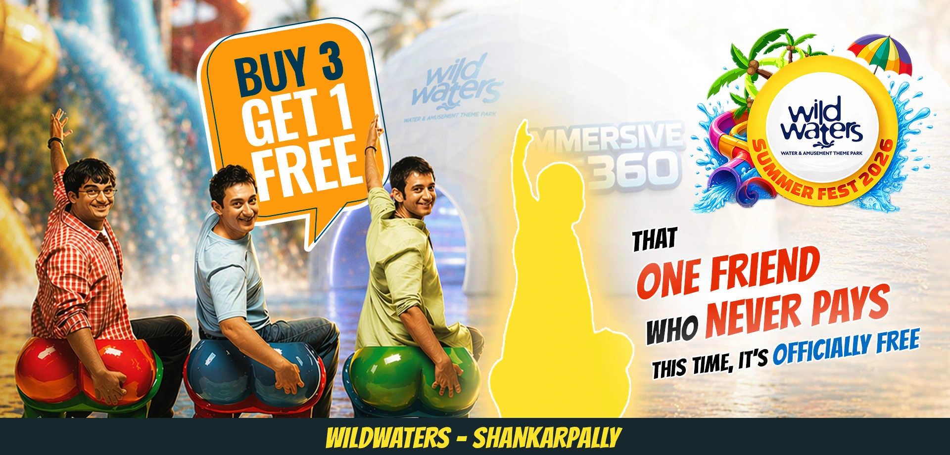 wild waters parks in Hyderabad