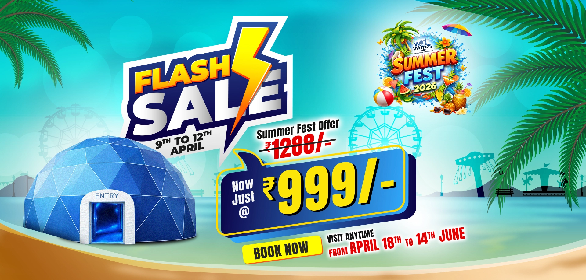 wild waters parks in Hyderabad