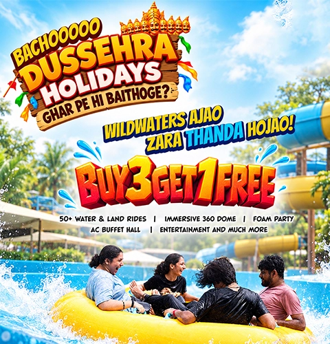 Buy 3 Get 1 Free Wild Waters Hyderabad