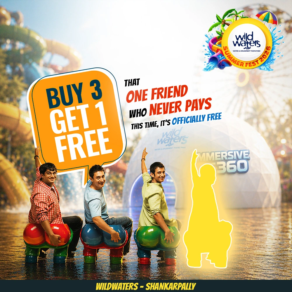 Buy 3 Tickets, Get 1 FREE!