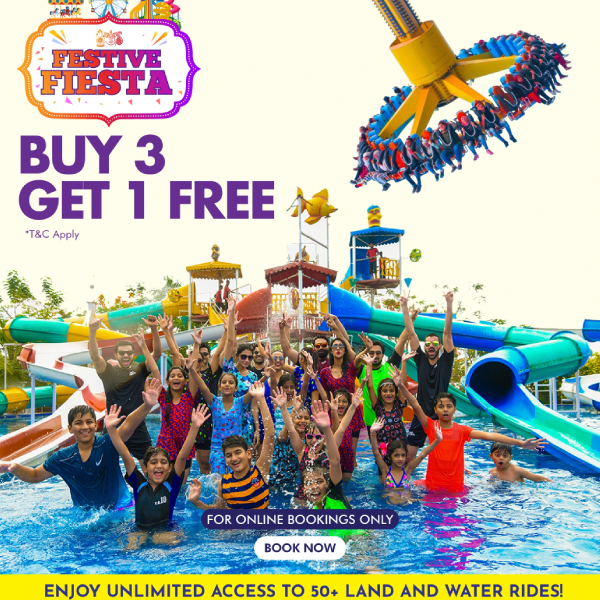 Buy 3 Tickets, Get 1 FREE!