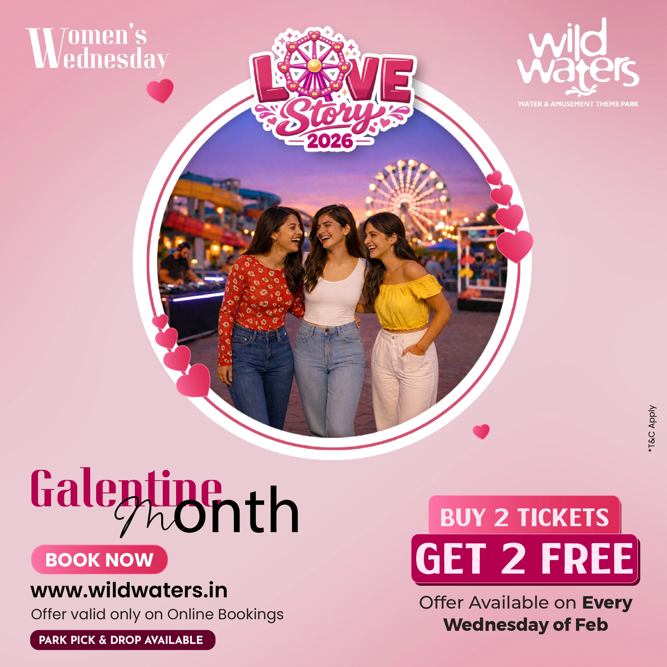 Women's Wednesday - Galentine Month Special Offer