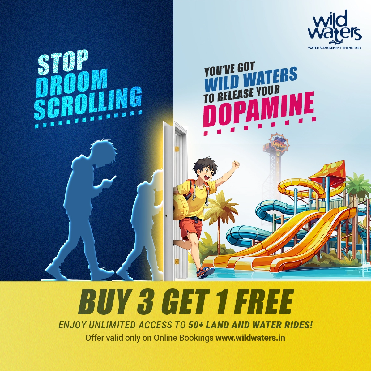 Buy 3 Tickets, Get 1 FREE!